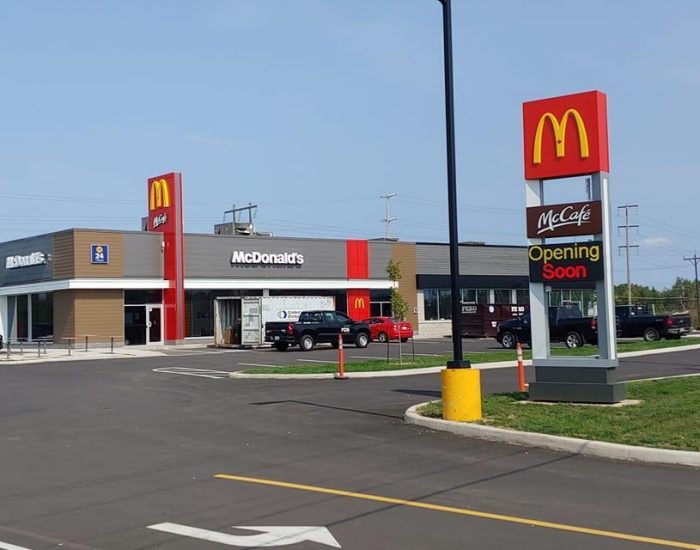 McDonald’s Restaurant is now open in Plaza 1!