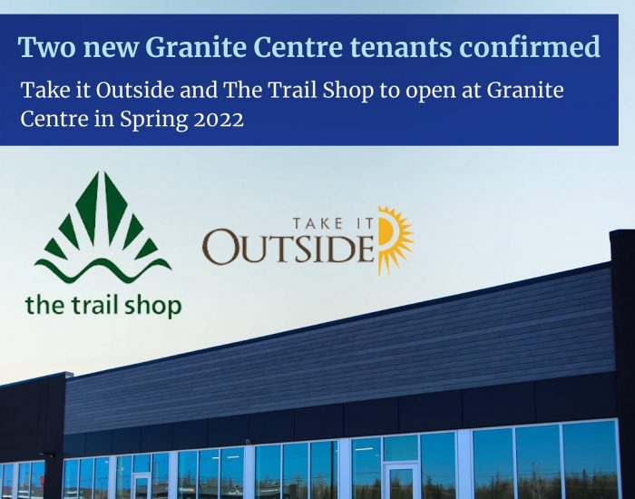 Take It Outside & The Trail Shop COMING SPRING 2022!