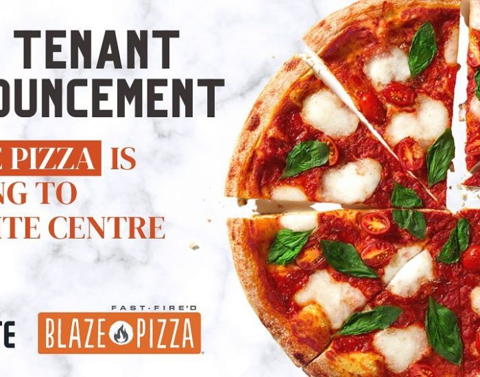 Our newest tenant announcement is Blaze Pizza!